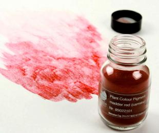 image: Artemis Pflanzenfarb-Pigment (40g) karminrot 50 ml