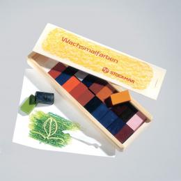 image: Stockmar Wachsmalblöcke - 24 Farben im Holzkasten